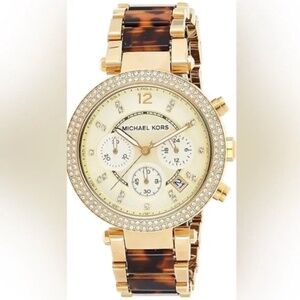 MICHAEL KORS MK5688 Parker Ladies Watch Gold & Tortoise